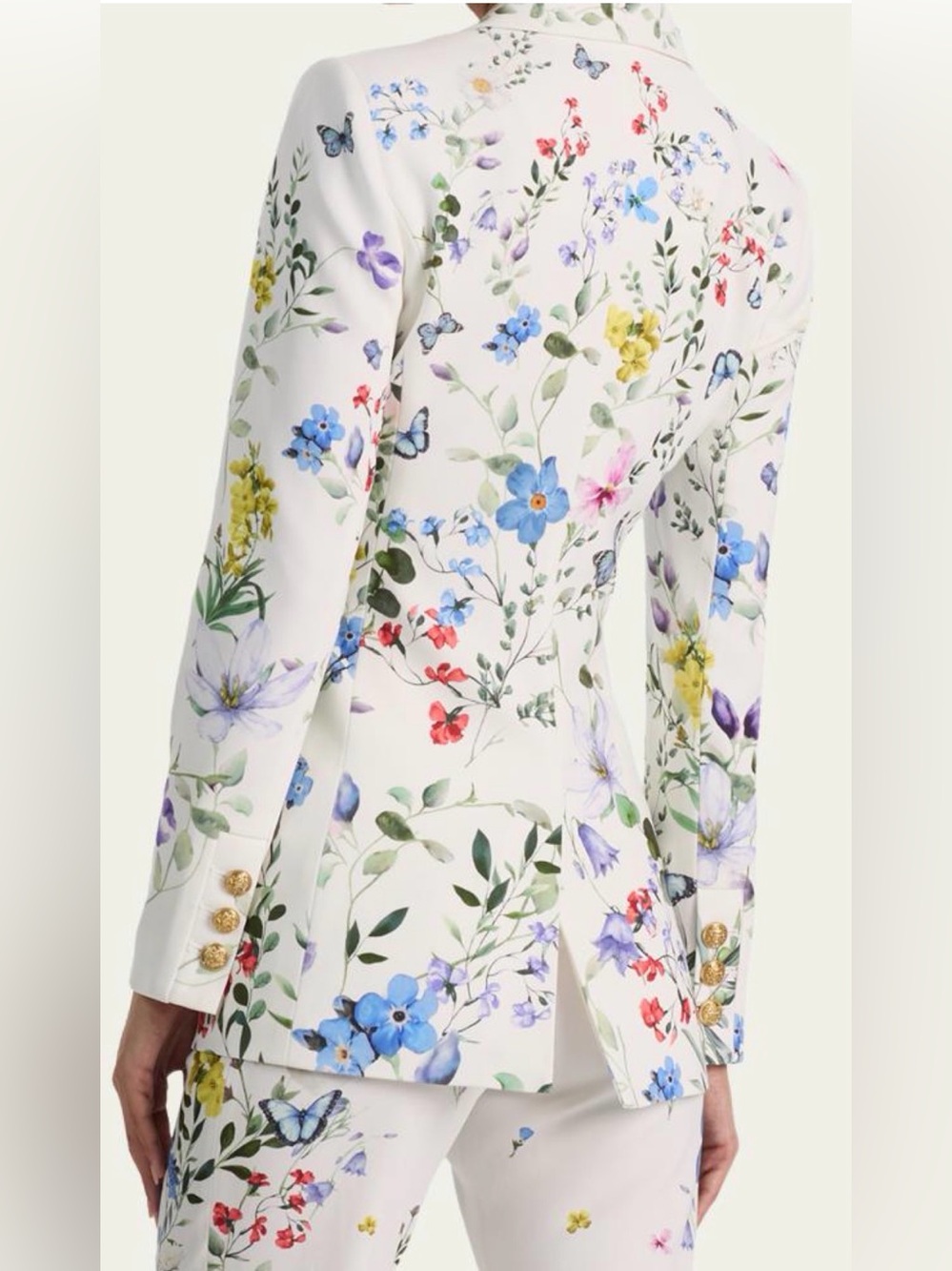 Alice + Olivia Breann Long Fitted Blazer - Picture 3 of 12